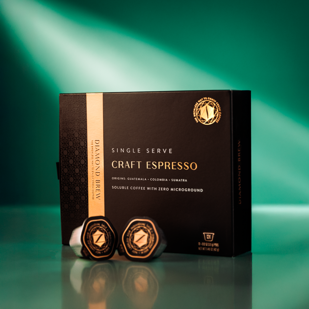 Diamond Brew™ - America's First Brewless Coffee